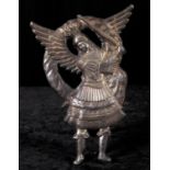 Great Archangel Saint Michael in embossed and chiseled fine sterling silver, late 18th century