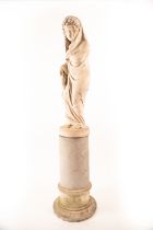 Marble figure of a Samaritan, France, 18th century