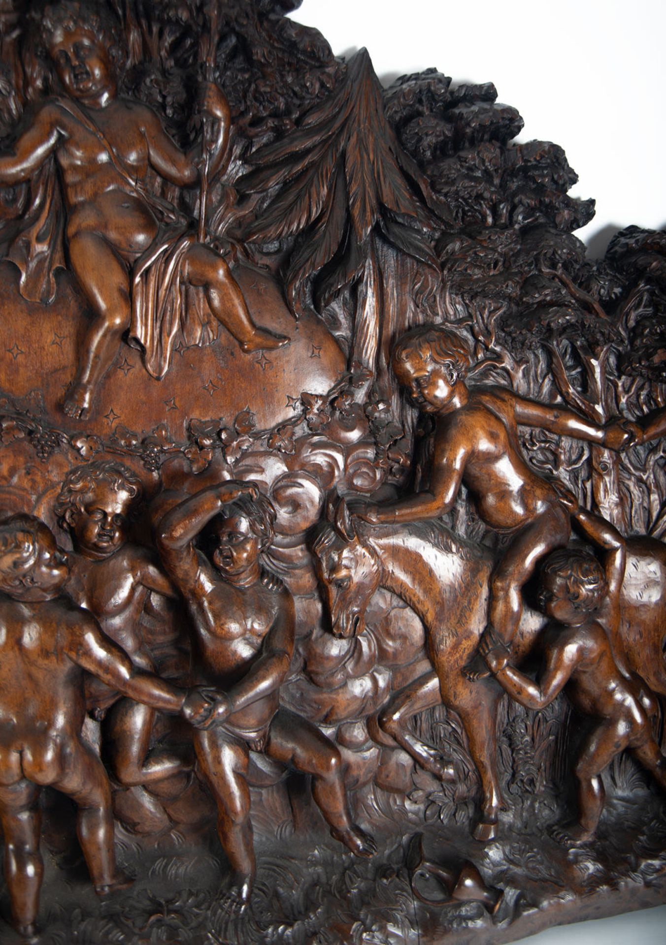 Large relief representing a bacchanal, possibly Austrian school of the 18th - 19th centuries - Image 10 of 12