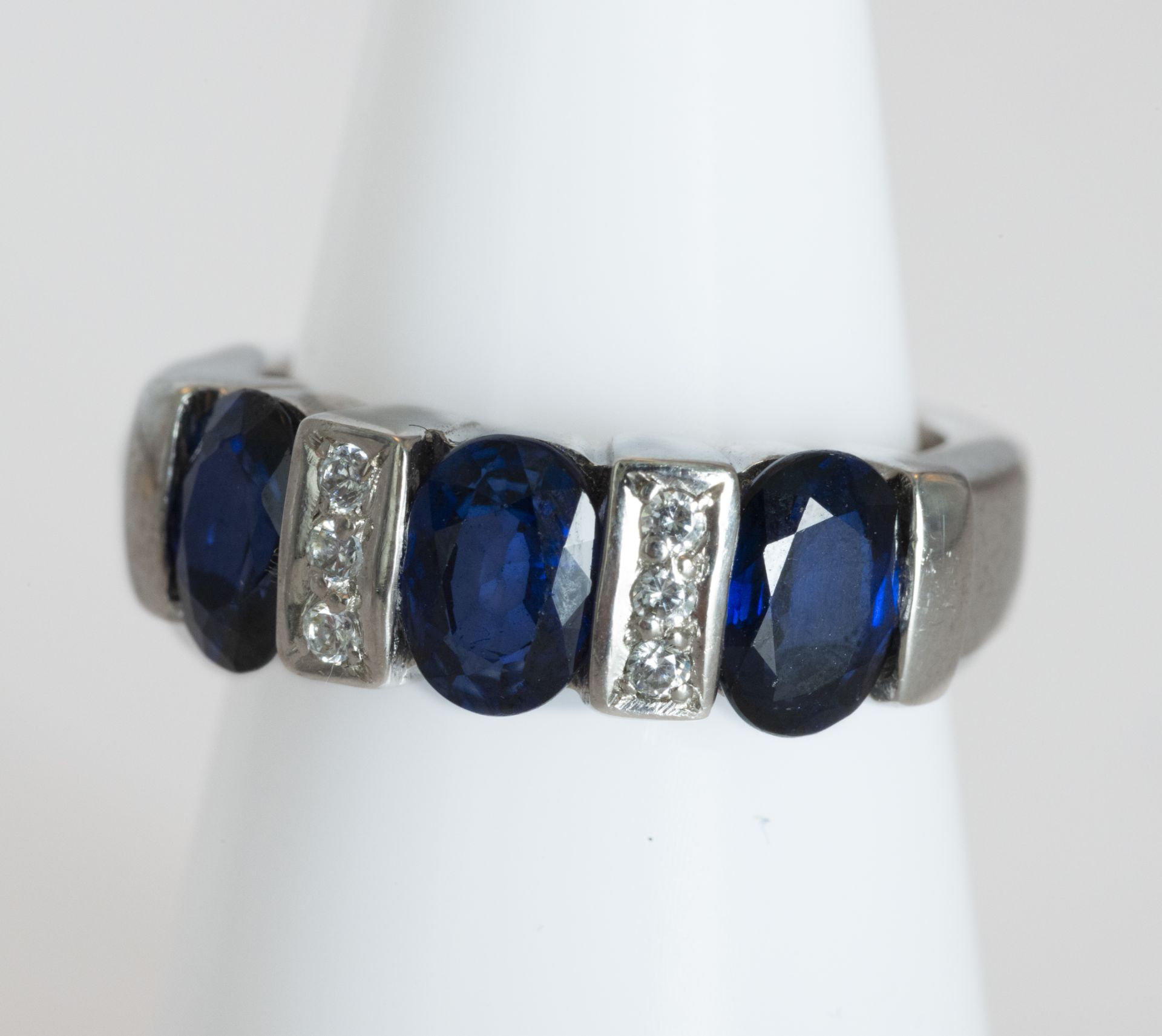 18k white gold ombre with sapphires and diamonds - Bild 2 aus 4