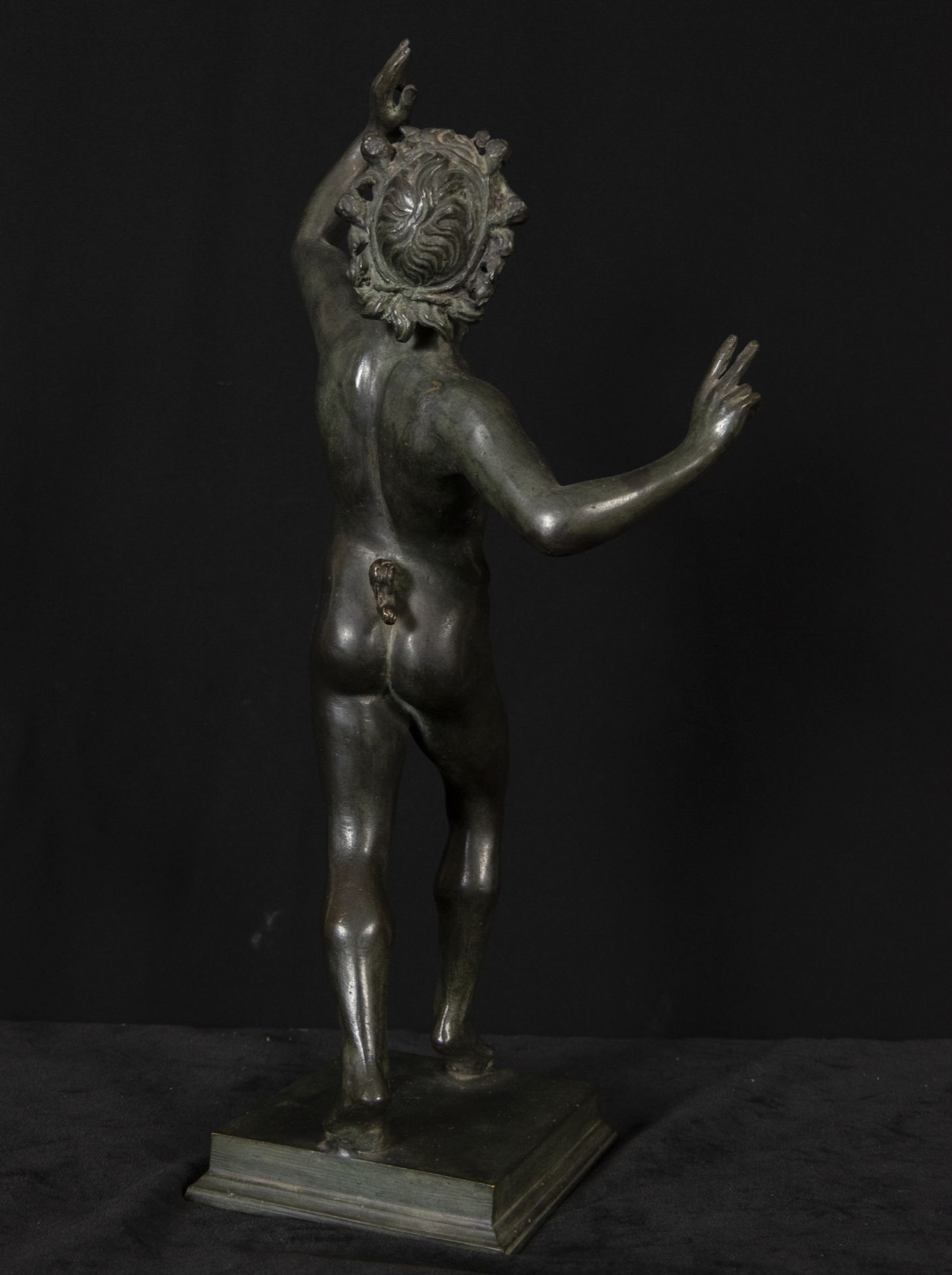 Italian Grand Tour Roman style bronze faun, 19th century - Bild 6 aus 6