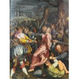 Magnificent Flemish Oil on copper representing the Arrest of Christ, 17th century Flemish Master