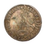 Elizabeth I, Milled Sixpence 1562, 2.85g, mm. star, obv. tall narrow bust with plain dress, large