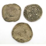 3x Charles I, Halfcrowns, comprising; type 3a, under Parliament, mintmark (P) (S.2778), irregular