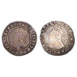 2x Elizabeth I Sixpences, comprising; 1567, mm. coronet, bust 4B, (S.2562), nice full flan, slightly