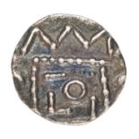 Early Anglo-Saxon, Sceatta, (1.01g), continental issue, series E, obv. porcupine-like bust enclosing