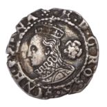 Elizabeth I, Threefarthings 1574, (0.39g) third and fourth issues (1561-77) mm. eglantine (S.