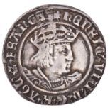 Henry VIII, Second Coinage (1526-44) Groat, (2.76g), mm. lis, Laker bust D, reads DIVTO in reverse