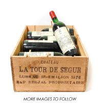 Château La Tour De Ségur 1976 Lussac Saint-Emilion (twelve bottles)