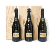 Bollinger R.D. 1990 Champagne (three bottles)