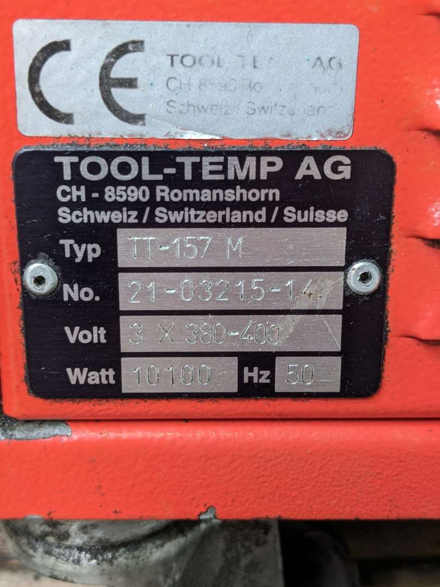 TOOL TEMP -TT 157 E (Red) / NITSU / PERIMAT 10000 TROYES - Image 7 of 9