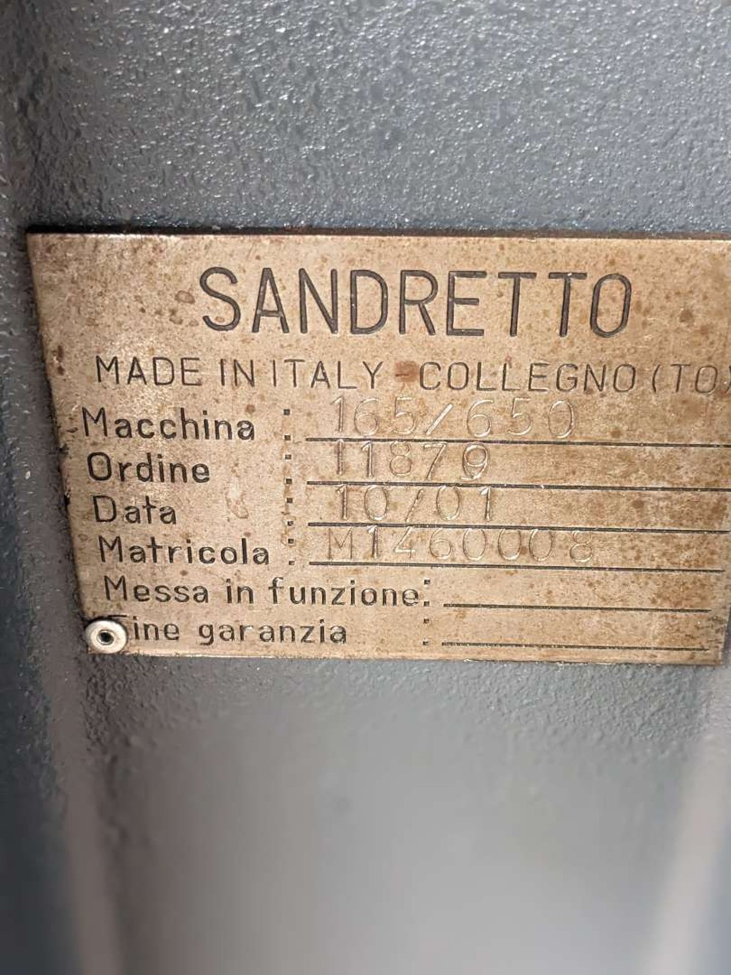 Sandretto Series 9 165T - Image 9 of 14