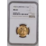 1925 Gold Sovereign NGC MS 65 #6440481-043 (AGW=0.2355 oz.)