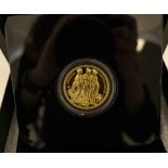 St. Helena 2021 Gold 5 Pounds The Three Graces "Pattern" Proof Box & COA (AGW=1.5460 oz.)