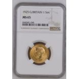 1925 Gold Sovereign NGC MS 65 #6440481-048 (AGW=0.2355 oz.)