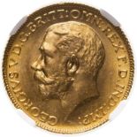 1925 Gold Sovereign NGC MS 66 #6440481-072 (AGW=0.2355 oz.)