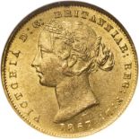 1867 SY Gold Sovereign NGC MS 60 #1877152-001 (AGW=0.2355 oz.)