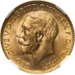 1925 Gold Sovereign NGC MS 65 #6440481-076 (AGW=0.2355 oz.)