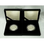 2020 Lot of 2 Silver Three Graces 5 Pounds Various conditions Box & COA (ASW=4.0101 oz.)