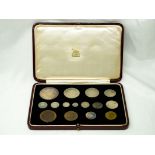 1937 Silver and Bronze 15-Coin Specimen Coronation Proof Set