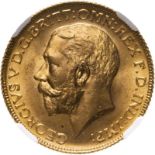 1925 Gold Sovereign NGC MS 66 #6440481-047 (AGW=0.2355 oz.)