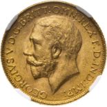 1918 I Gold Sovereign NGC MS 62 #2130192-019 (AGW=0.2355 oz.)