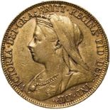 1898 Gold Sovereign (AGW=0.2355 oz.)