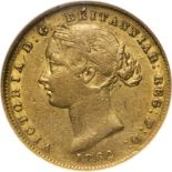 1862 SY Gold Sovereign NGC XF 40 #1756661-001 (AGW=0.2355 oz.)