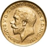 1913 Gold Half-Sovereign (AGW=0.1176 oz.)