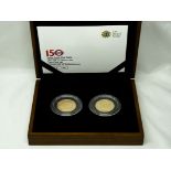 2013 London Underground Proof Gold 2-Coin Set (AGW=0.9421 oz.)