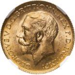 1925 Gold Sovereign NGC MS 65 #6440481-086 (AGW=0.2355 oz.)