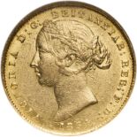 1864 SY Gold Sovereign NGC AU 53 #1728528-006 (AGW=0.2355 oz.)