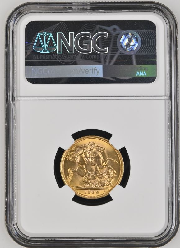 1962 Gold Sovereign NGC MS 65 #2133732-010 (AGW=0.2355 oz.) - Image 4 of 4