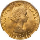 1959 Gold Sovereign NGC MS 63 #2133732-009 (AGW=0.2355 oz.)