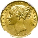 United Kingdom Victoria 1856 Gold Sovereign NGC MS 61 #5790093-004 (AGW=0.2355 oz.)