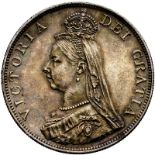 United Kingdom Victoria 1887 Silver Double Florin