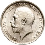 United Kingdom George V 1916 Silver Halfcrown