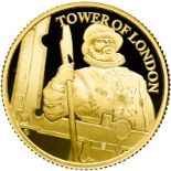 United Kingdom Elizabeth II 2019 Gold 25 Pounds (1/4 oz.) Yeoman Warders Proof Box & COA