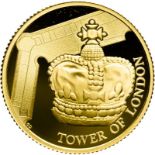 United Kingdom Elizabeth II 2019 Gold 25 Pounds (1/4 oz.) Crown Jewels Proof Box & COA
