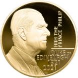 United Kingdom Elizabeth II 2021 Gold 5 Pounds HRH The Prince Philip, Duke of Edinburgh 2021 Proof B