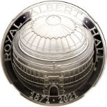 United Kingdom Elizabeth II 2021 Silver 5 Pounds Royal Albert Hall 150th Anniversary Domed Proof NG