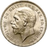 United Kingdom George V 1935 Silver Crown Rocking Horse Virtually uncirculated