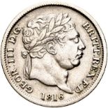United Kingdom George III 1816 Silver Shilling