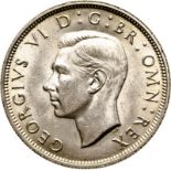 United Kingdom George VI 1939 Silver Halfcrown
