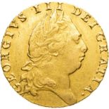 Great Britain, George III, 1793 Gold Guinea - About Very Fine, Ex. Mount