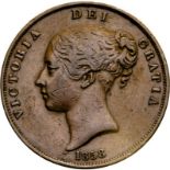United Kingdom Victoria 1858 Copper Penny