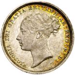 United Kingdom Victoria 1886 Silver Sixpence