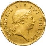 United Kingdom, George III, 1804 Gold Half-Guinea - Good Very Fine, Cleaned, Lightly Crimped, Ex. Mo