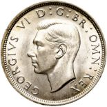 United Kingdom George VI 1946 Silver Halfcrown