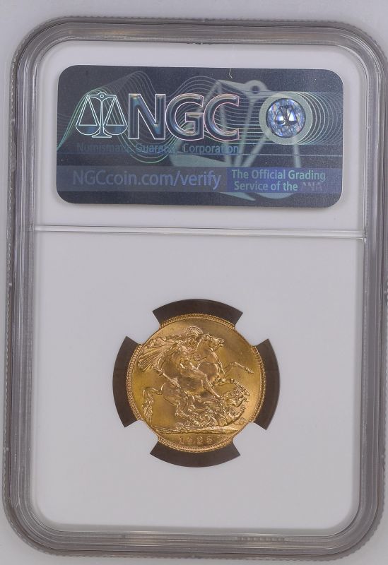 United Kingdom, George V, 1925 Gold Sovereign, NGC MS 66 - Image 4 of 4